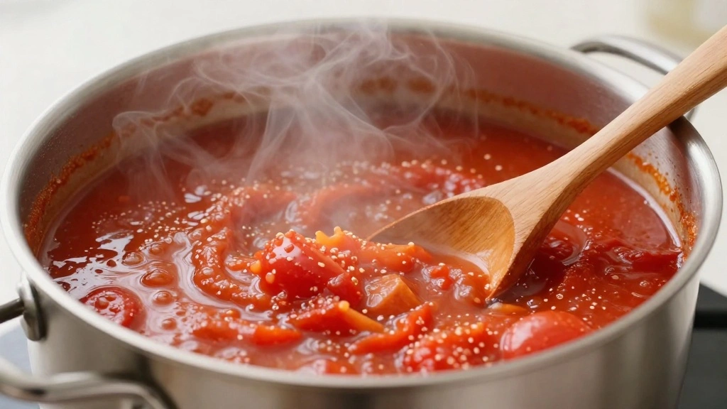 Homemade Spaghetti Sauce Recipe (Classic Italian Style) - Step 7: Simmer the Sauce 1