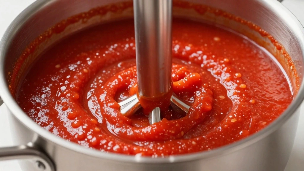 Homemade Spaghetti Sauce Recipe (Classic Italian Style) - Step 8: Blend for Smoothness 1
