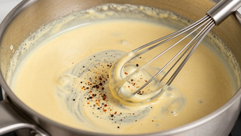 Keto Alfredo Sauce Recipe (Low Carb & Sugar Free) - Step 5: Season the Sauce 1