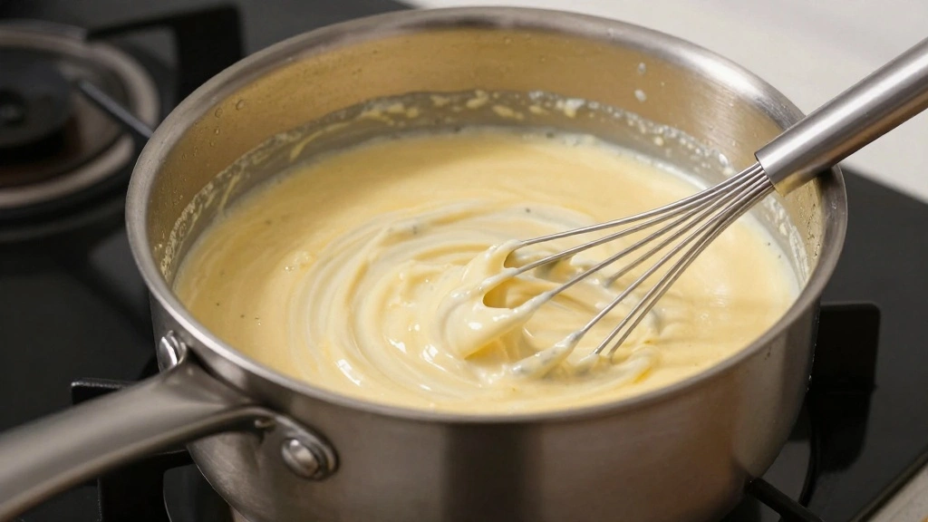 Keto Alfredo Sauce Recipe (Low Carb & Sugar Free) - Step 6: Simmer the Sauce 1