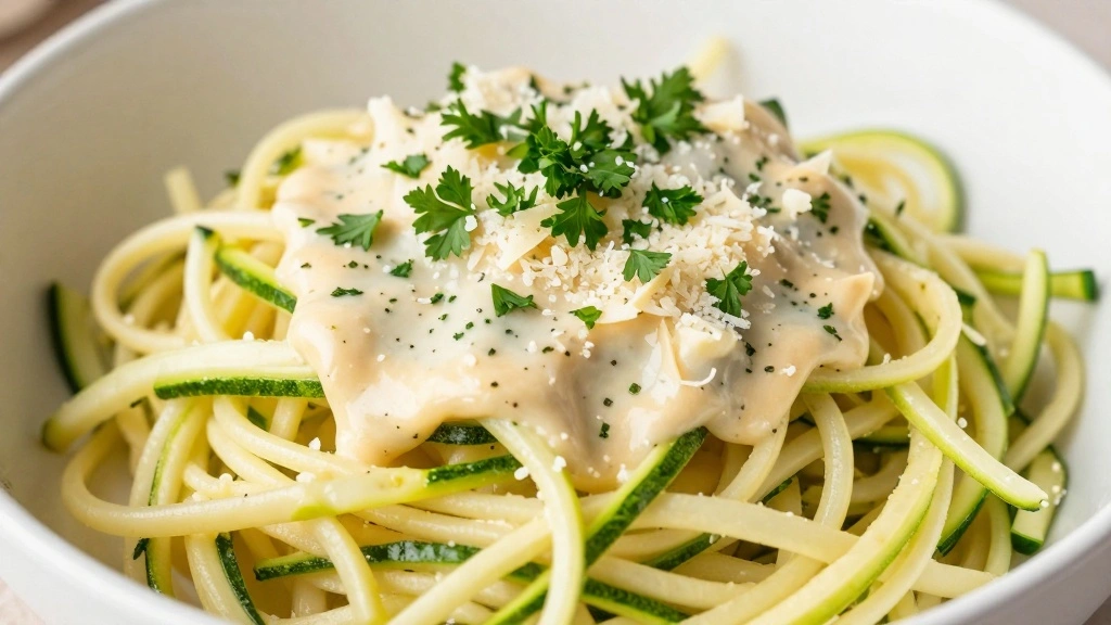 Keto Alfredo Sauce Recipe (Low Carb & Sugar Free) - Step 8: Serve the Sauce 1