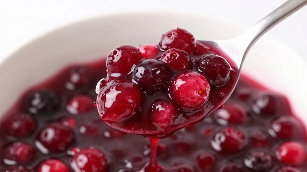 Keto Cranberry Sauce (Sugar-Free Holiday Favorite) - Step 5: Check Consistency 1