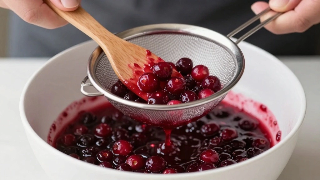 Keto Cranberry Sauce (Sugar-Free Holiday Favorite) - Step 6: Strain (Optional) 1