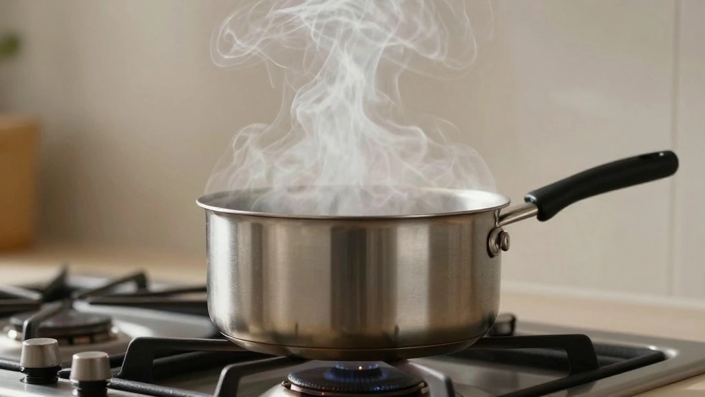 Keto White Sauce (Low Carb & Creamy) - Step 2: Heat the Saucepan 1