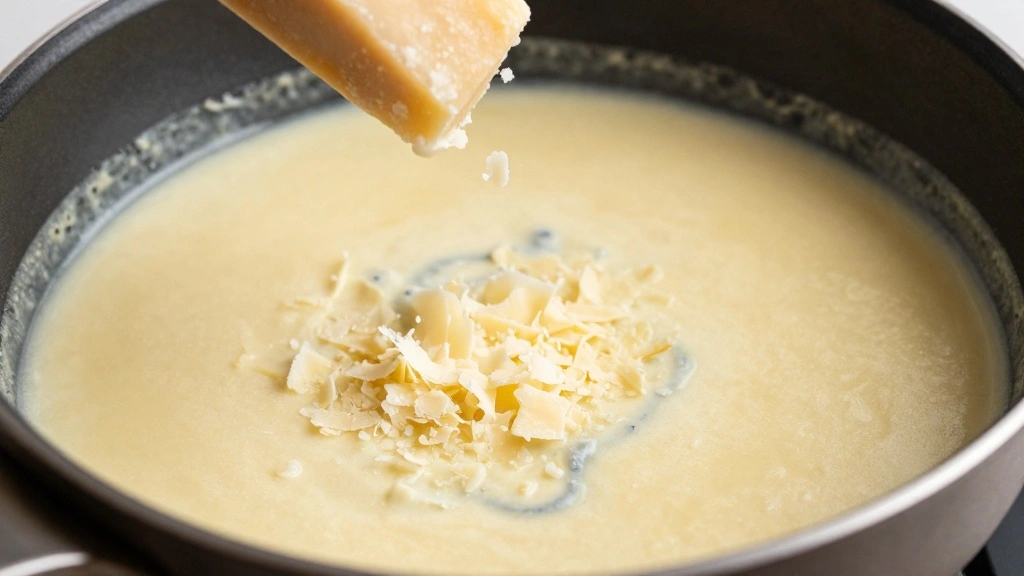 Keto White Sauce (Low Carb & Creamy) - Step 7: Add Parmesan Cheese 1