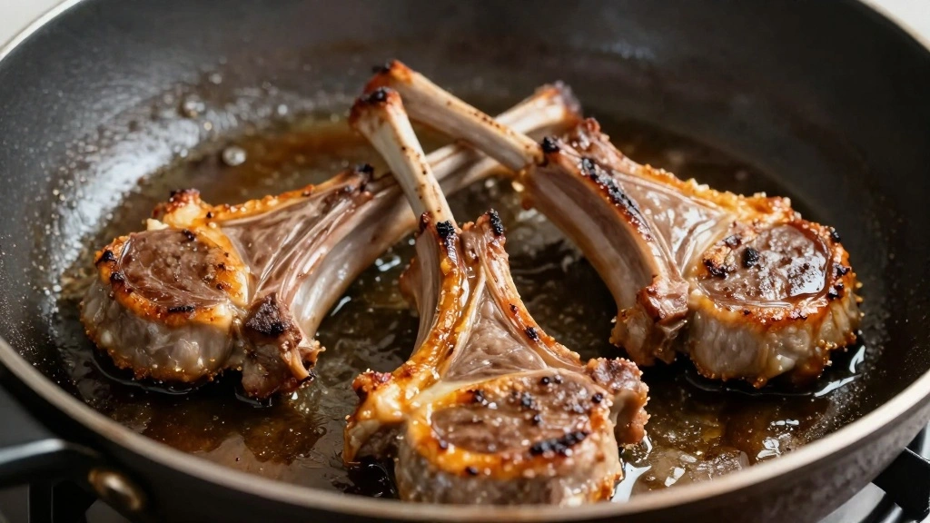Oven Baked Lamb Chops (Simple & Foolproof) - Step 6: Sear Lamb Chops 1