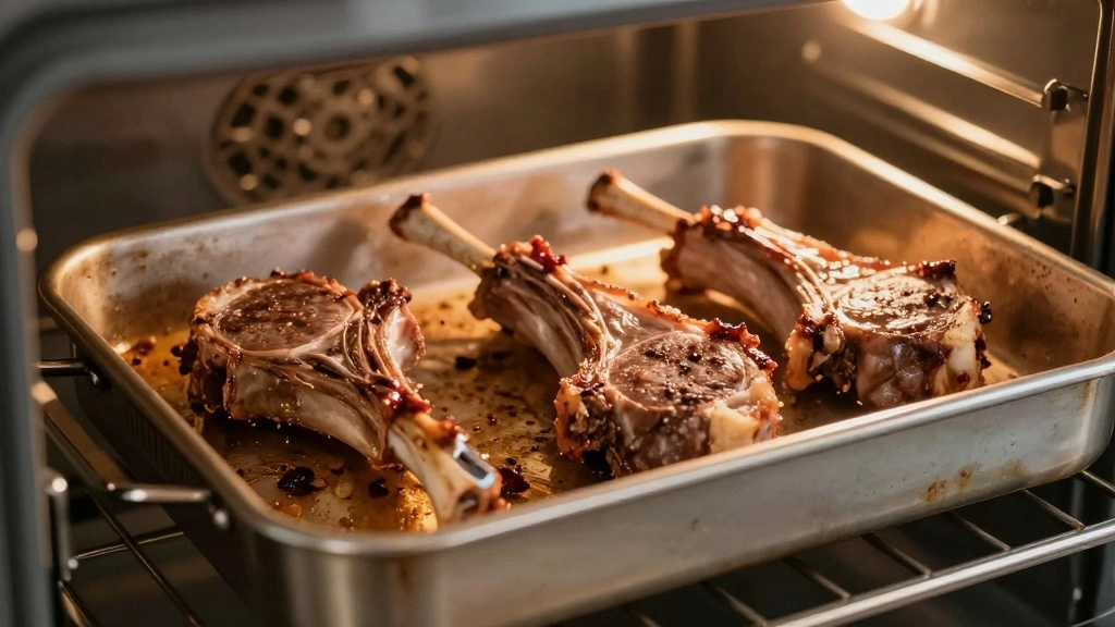 Oven Baked Lamb Chops (Simple & Foolproof) - Step 7: Bake Lamb Chops 1