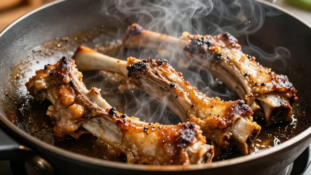 Oven Baked Lamb Ribs (Fall-Off-The-Bone) - Step 5: Sear the Ribs 1