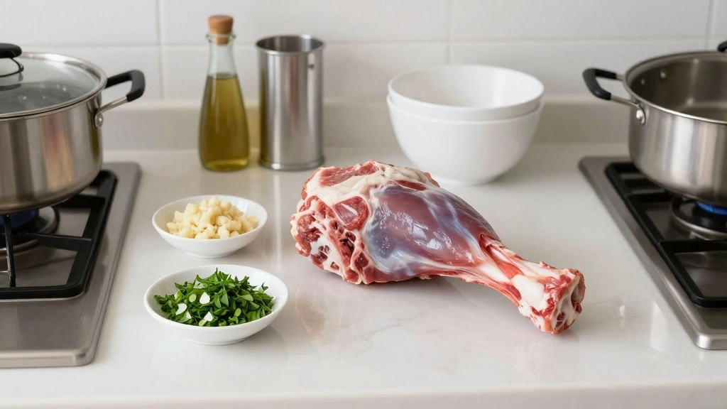 Roasted Semi-Boneless Leg of Lamb - Step 1: Prepare Ingredients 1