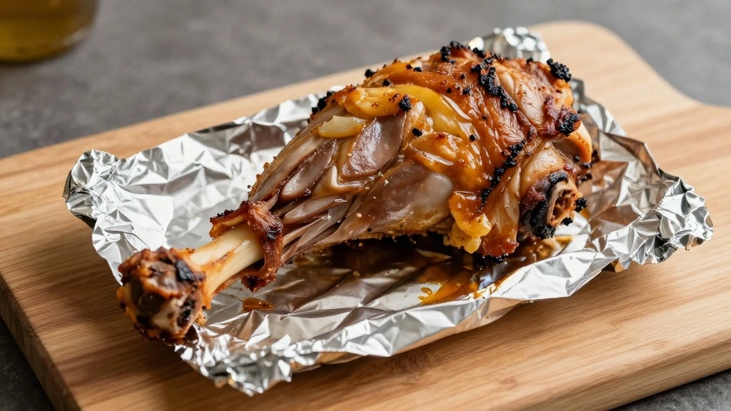 Roasted Semi-Boneless Leg of Lamb - Step 6: Rest the Lamb 1