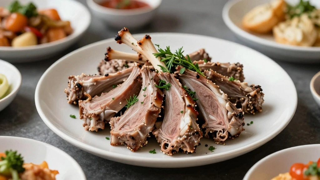 Roasted Semi-Boneless Leg of Lamb - Step 8: Serve and Garnish 1