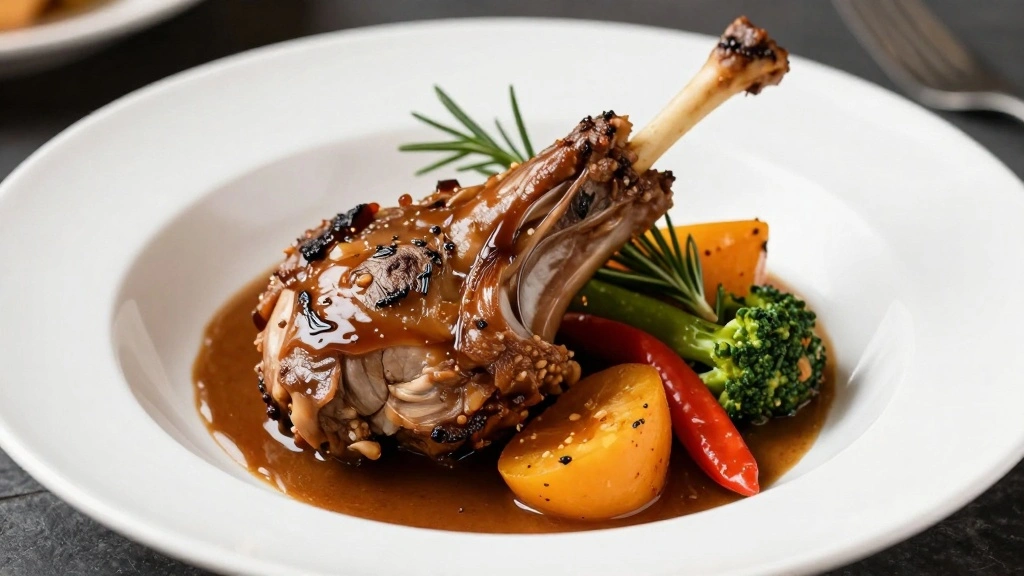 Slow Cooked Lamb Shanks (Rich & Tender) - Step 8: Serve and Garnish 1