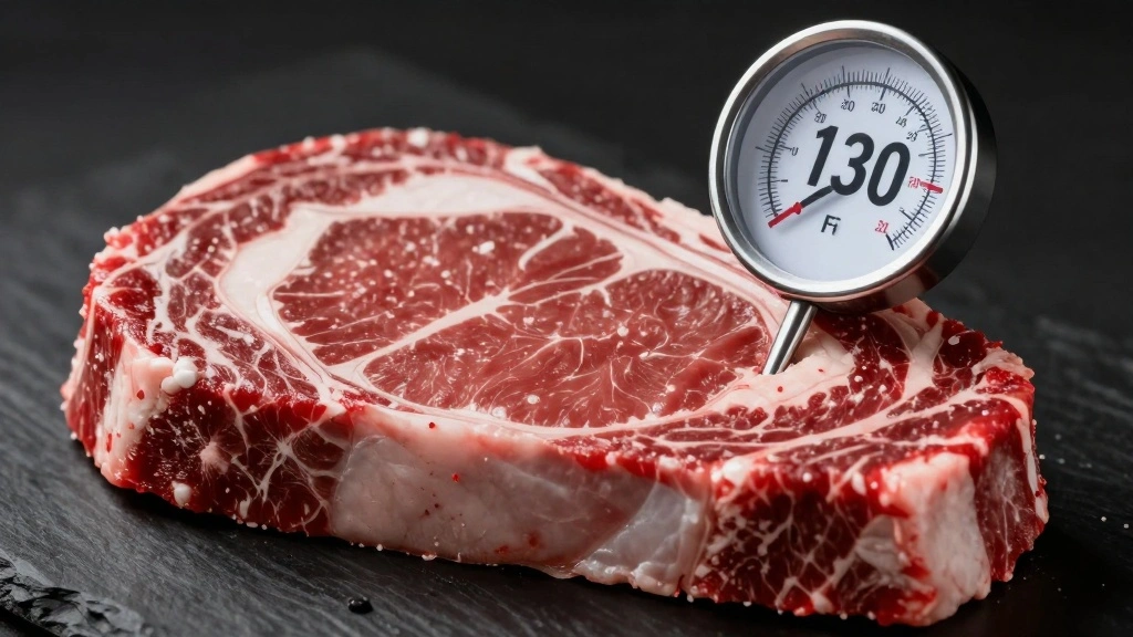 Steak with Chimichurri Sauce (Perfect Pairing) - Step 5: Check Temperature 1