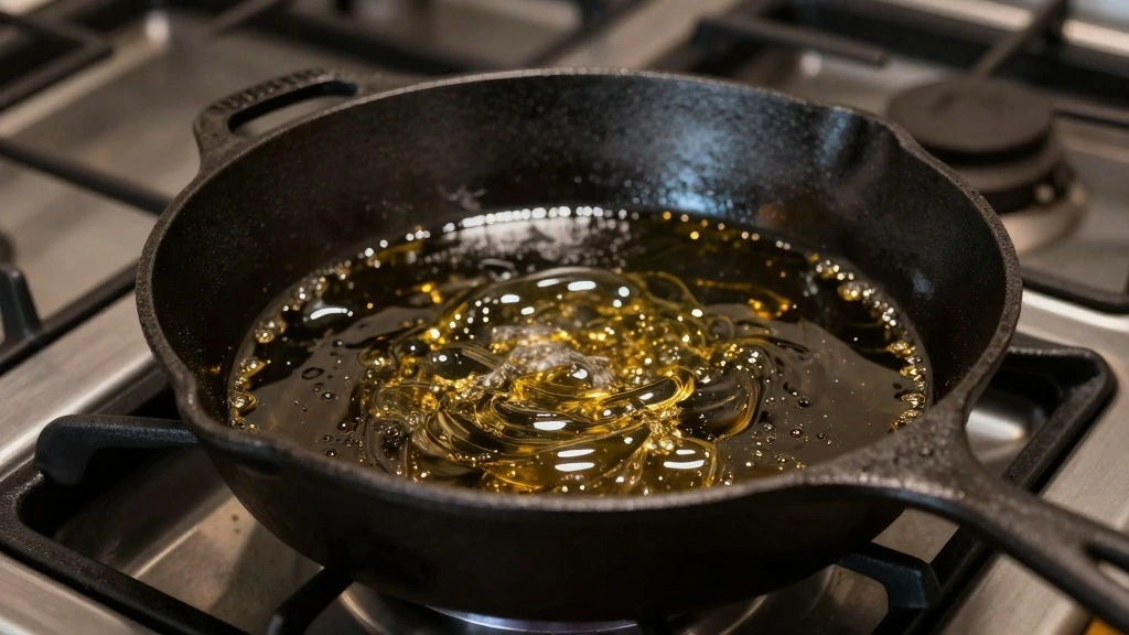 Tender Lamb Sirloin Steak Recipe with Garlic Butter - Step 3: Heat the Skillet 1
