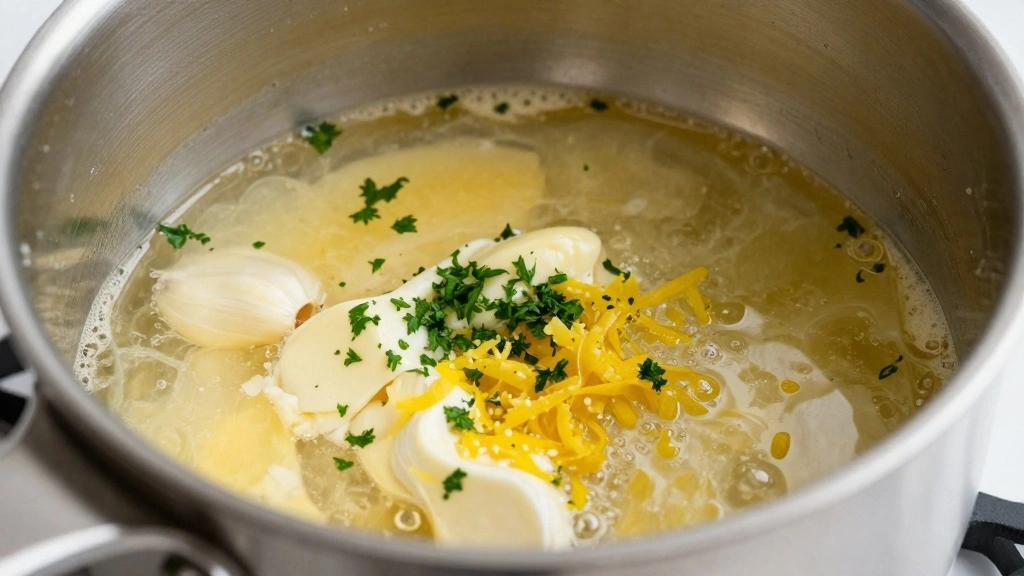 Tender Lamb Sirloin Steak Recipe with Garlic Butter - Step 5: Prepare Garlic Butter 1