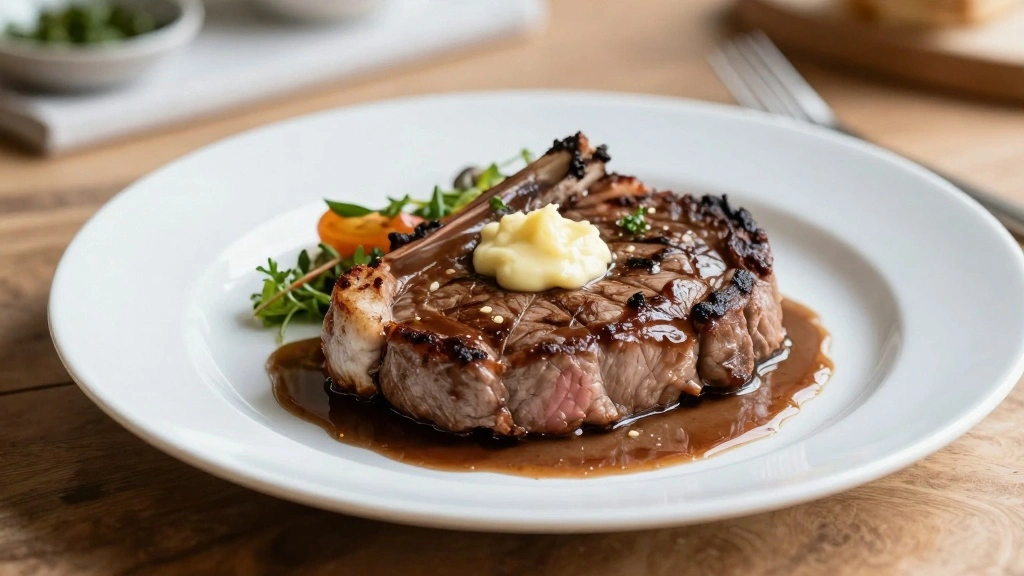 Tender Lamb Sirloin Steak Recipe with Garlic Butter