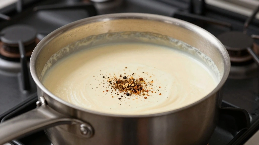 Vegan Alfredo Sauce Recipe (Creamy & Dairy-Free) - Step 3: Season the Sauce 1