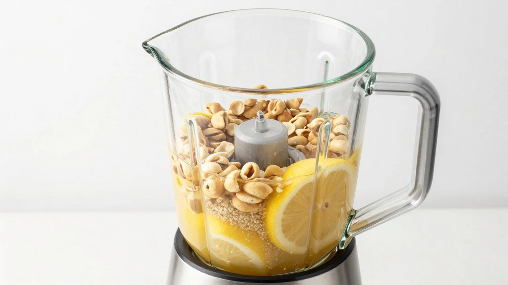 Vegan Hollandaise Sauce (Dairy-Free & Creamy) - Step 2: Blend Ingredients 1